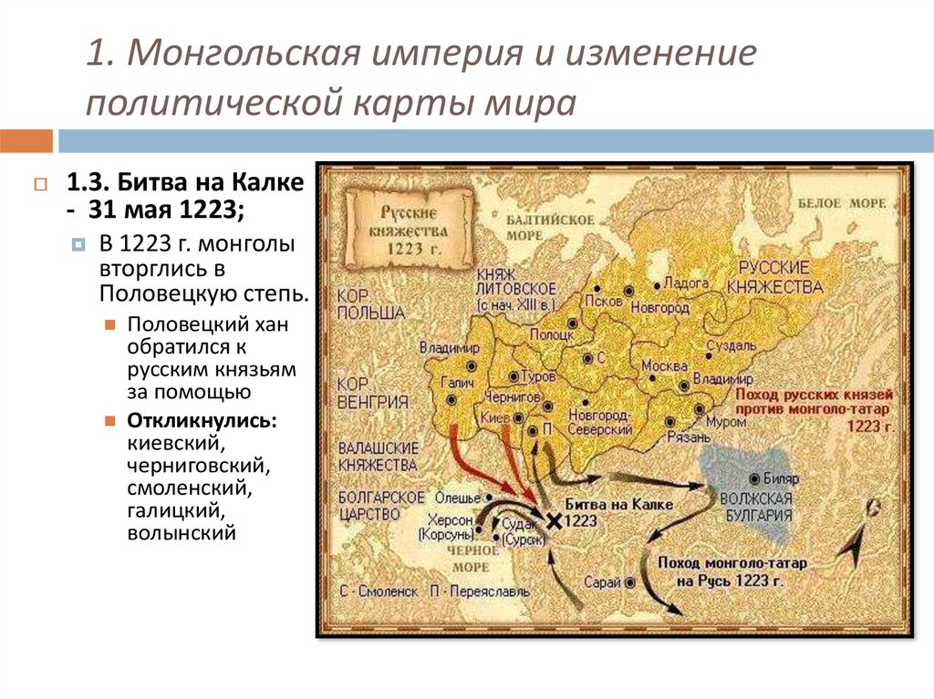 Монгольская империя батыево нашествие на русь кроссворд