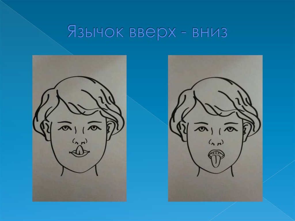 Язычок вверх - вниз