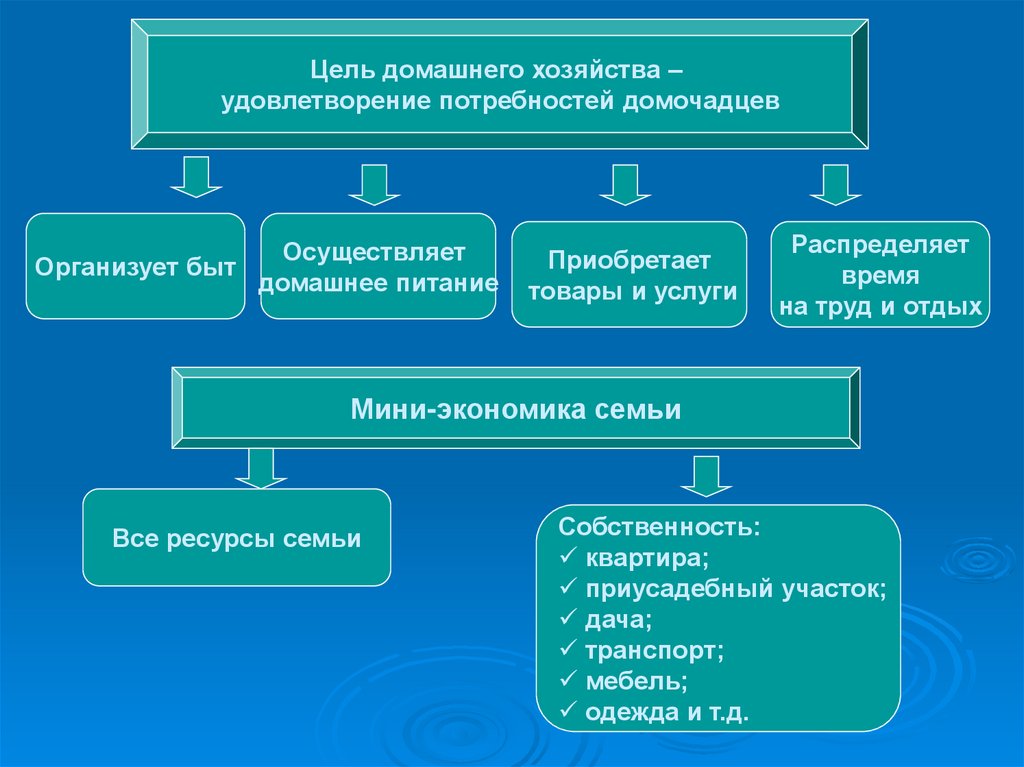 План ведения хозяйства