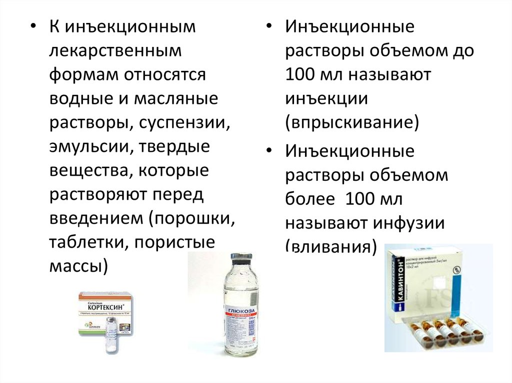 Список лекарственных форм