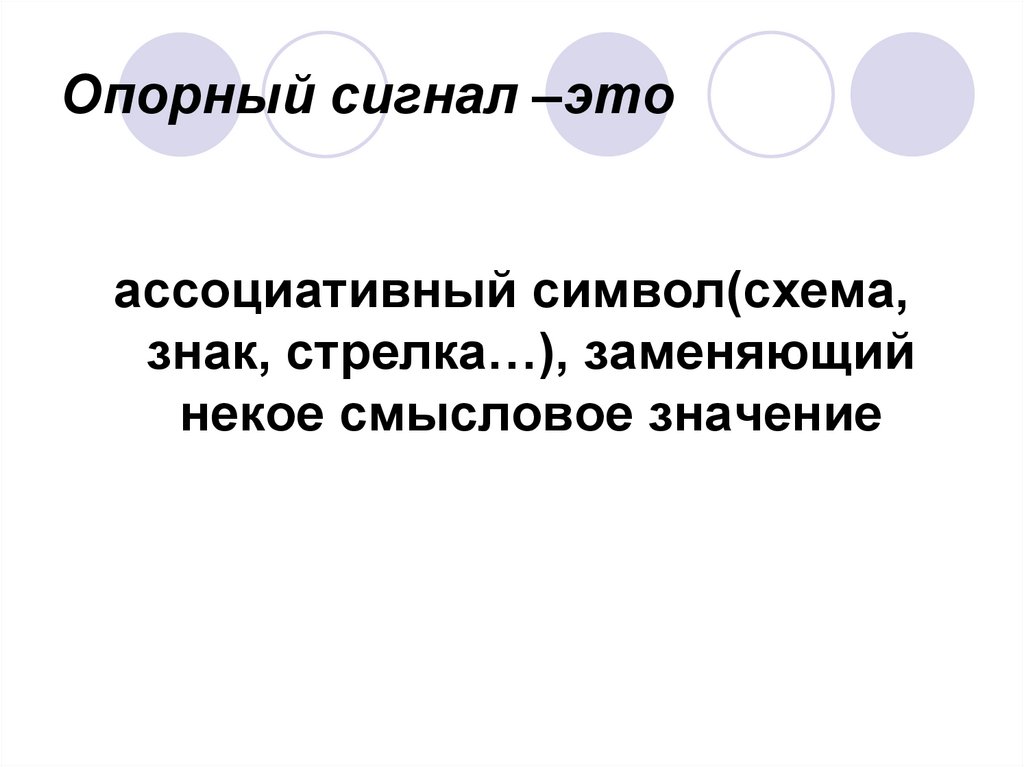 Ассоциативный символ знак слово схема рисунок и т п заменяющий некое смысловое значение