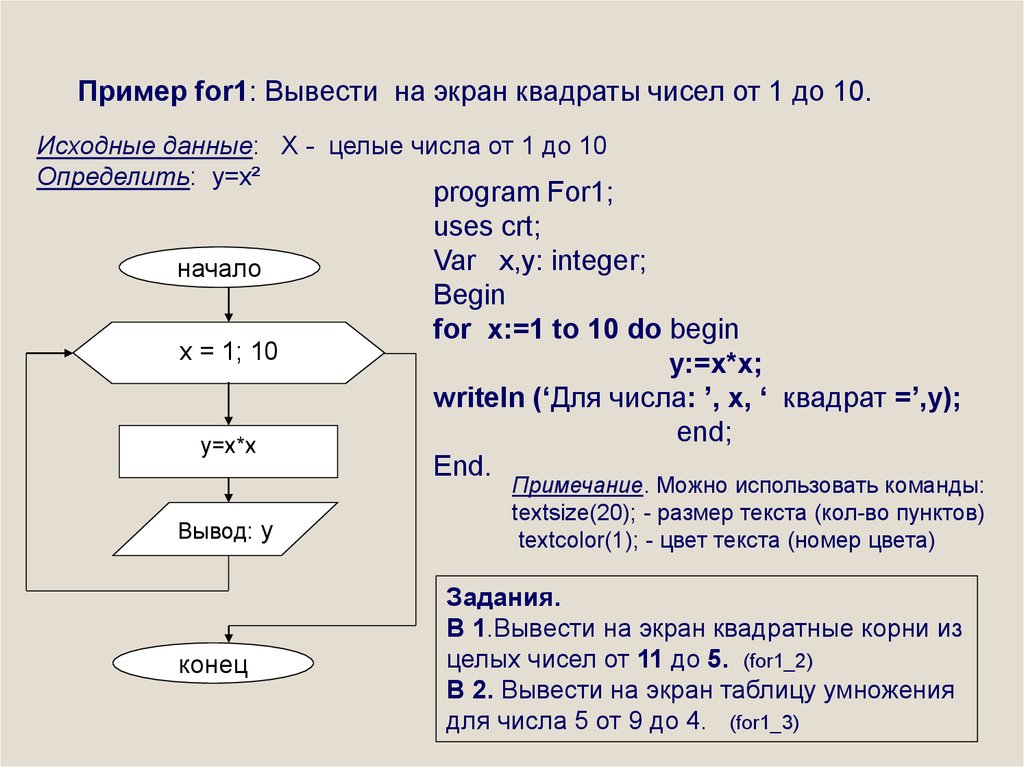 Оператор алгоритм