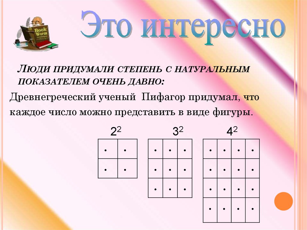 Степень с натуральным показателем. Одночлен. 7-й класс