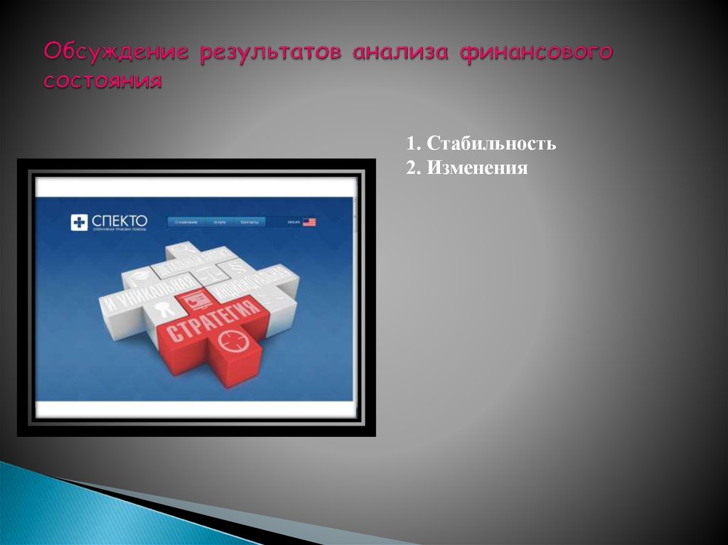 Обсуждение результатов анализа финансового соcтояния