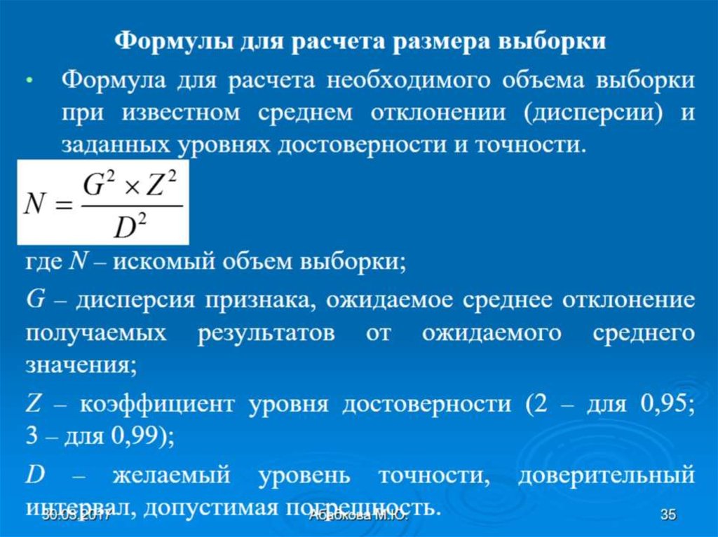 Формула для определения идеи презентации