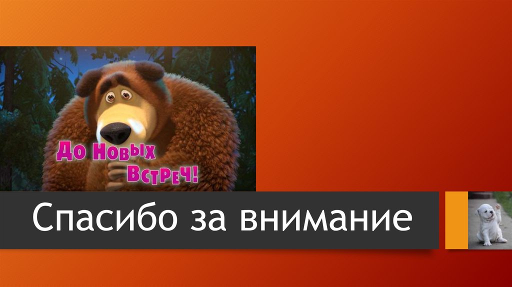 Спасибо за внимание