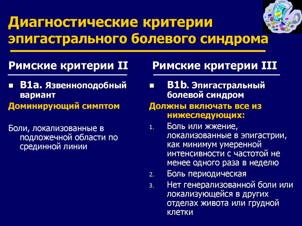 Римские критерии 4. Эпигастральный болевой синдром диагностические критерии. Диагностические (римские) критерии. Диагностические критерии синдрома эпигастральной боли. Римские диагностические критерии функциональной диспепсии.