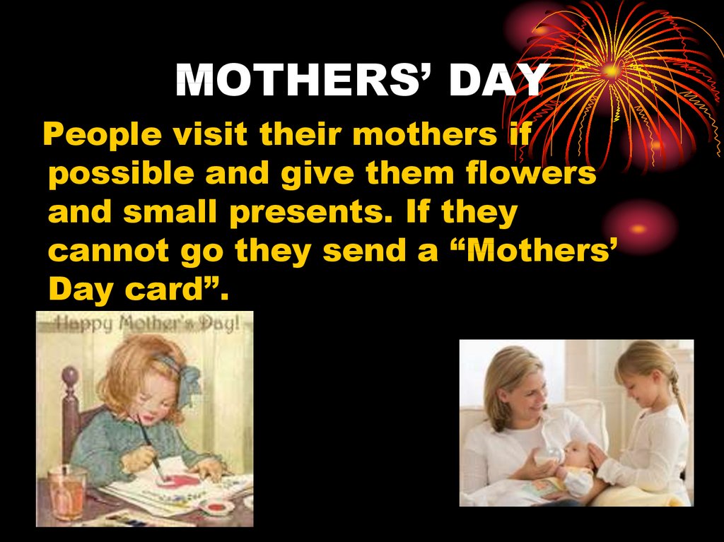 MOTHERS’ DAY