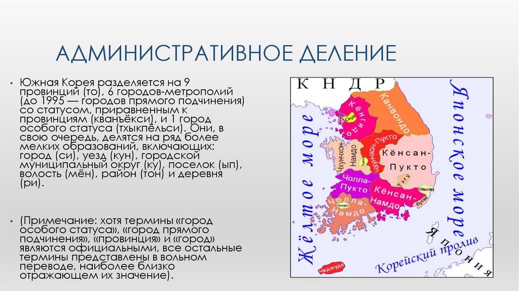 Как разделилась корея на северную и южную