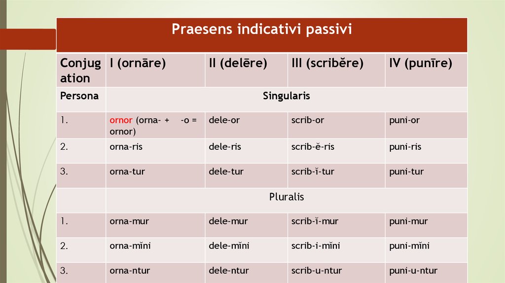 Настоящее латынь. Praesens indicativi activi латынь. Praesens indicativi passivi в латинском. Спряжение praesens indicativi activi. Спряжение indicativi passivi.