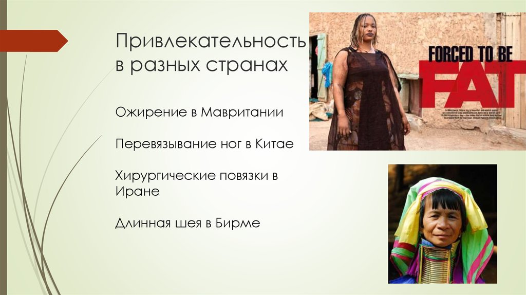 Привлекательность в разных странах