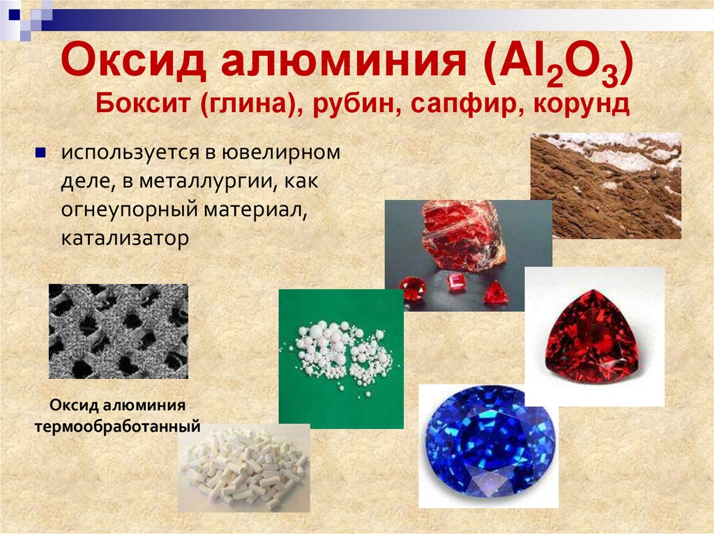 Какими свойствами обладает оксид алюминия
