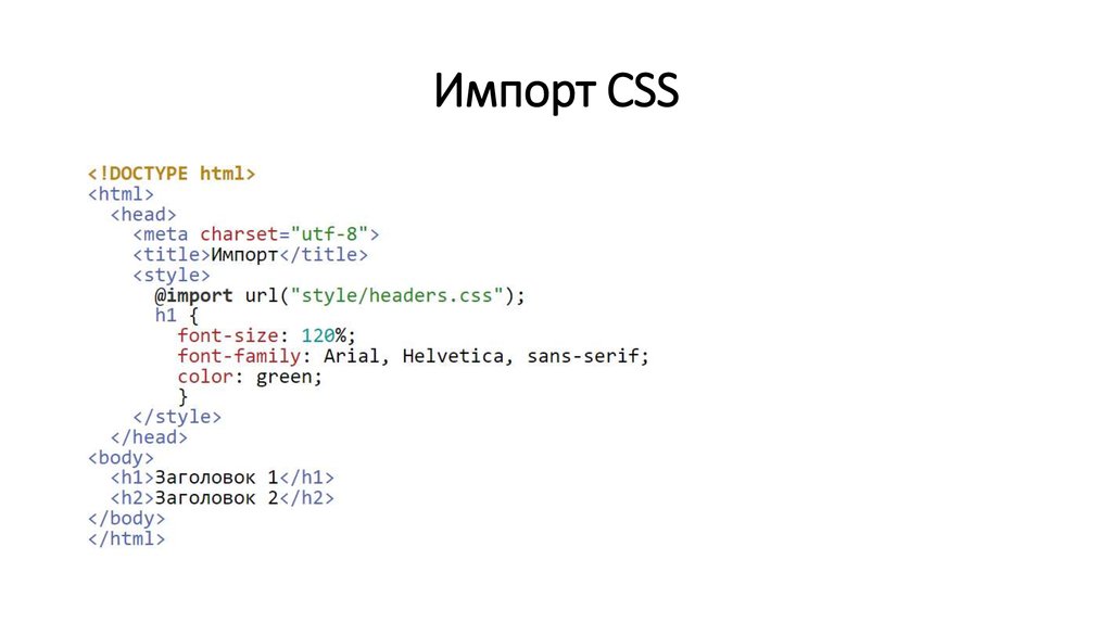 Вставить в div. Импорт CSS. CSS Import CSS. Тег Import CSS.