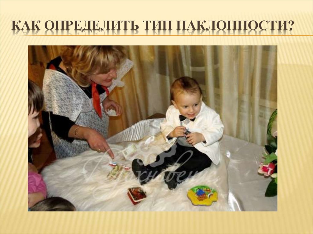 Как определить тип наклонности?