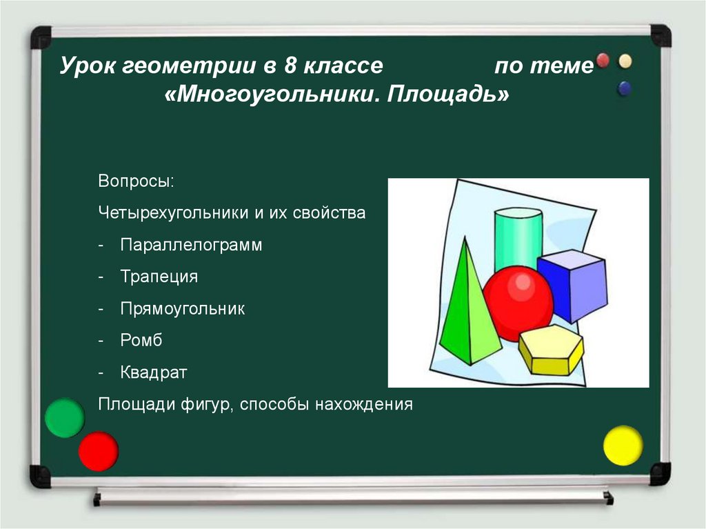 Геометрия 8 класс понятие площади многоугольника презентация