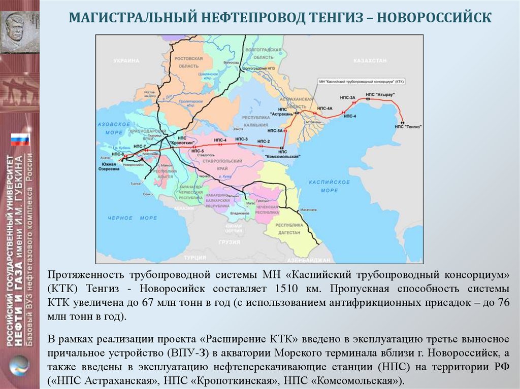 Магистральный нефтепровод Тенгиз – Новороссийск