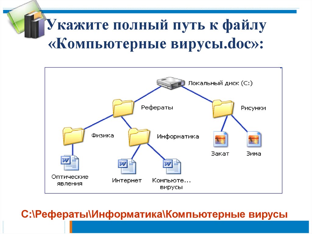 Локальный диск рефераты рисунки физика информатика закат зима полным именем файла является