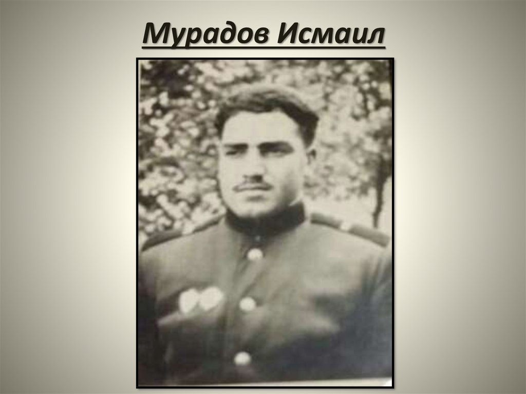 Мурадов Исмаил