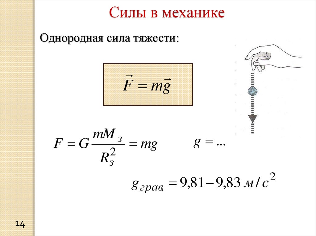 Мощность механика. Пассивные силы в механике. Однородная сила тяжести. Задачи на силы в механике. Параметры силы механике.