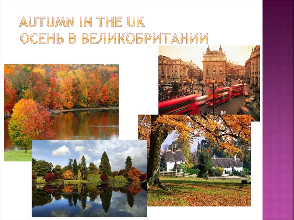 autumn in the uk осень В Великобритании