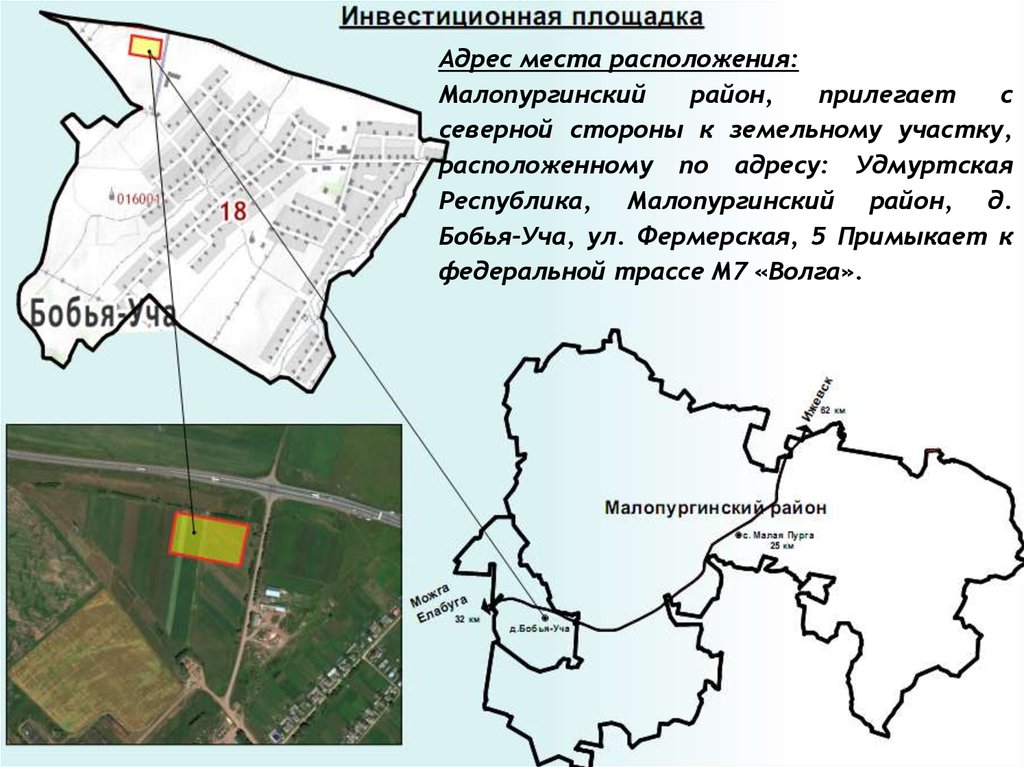 Карта малопургинского района удмуртии с деревнями