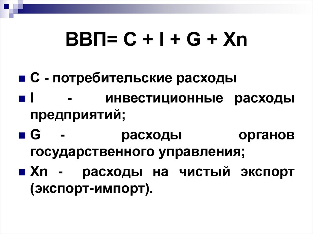 Естественный ввп