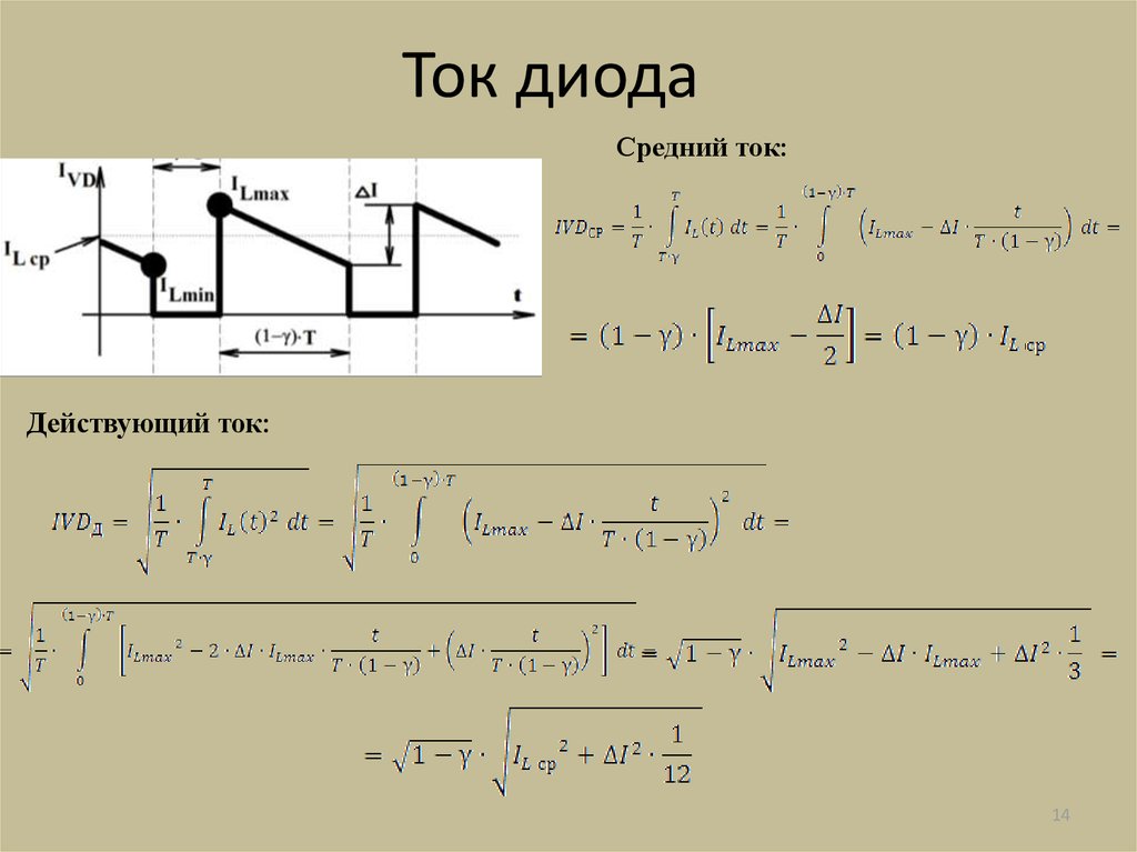 Обратное напряжение формула