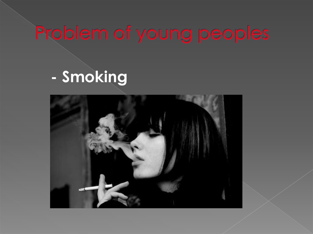 Problem of young peoples