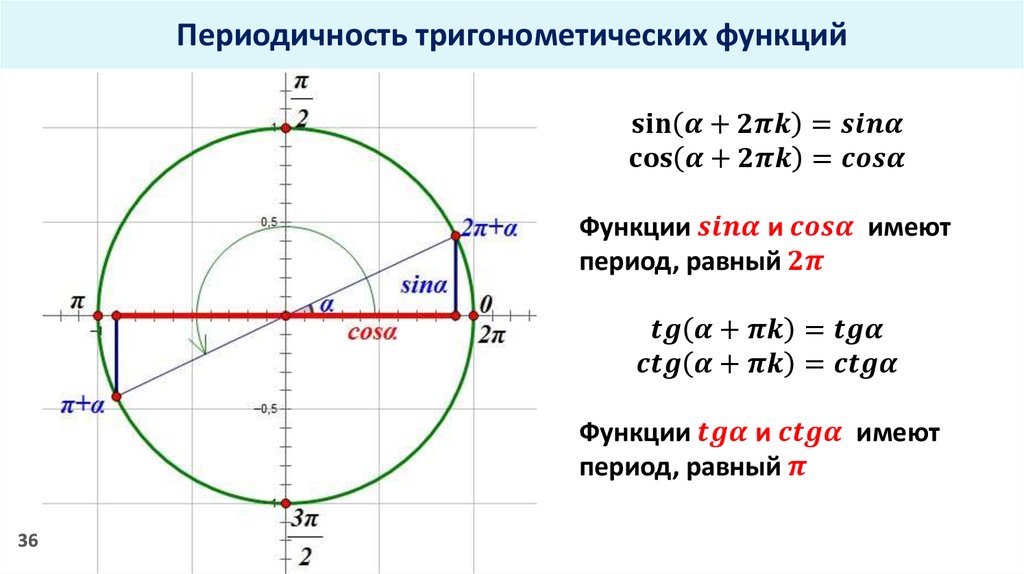 Области тригонометрических функций