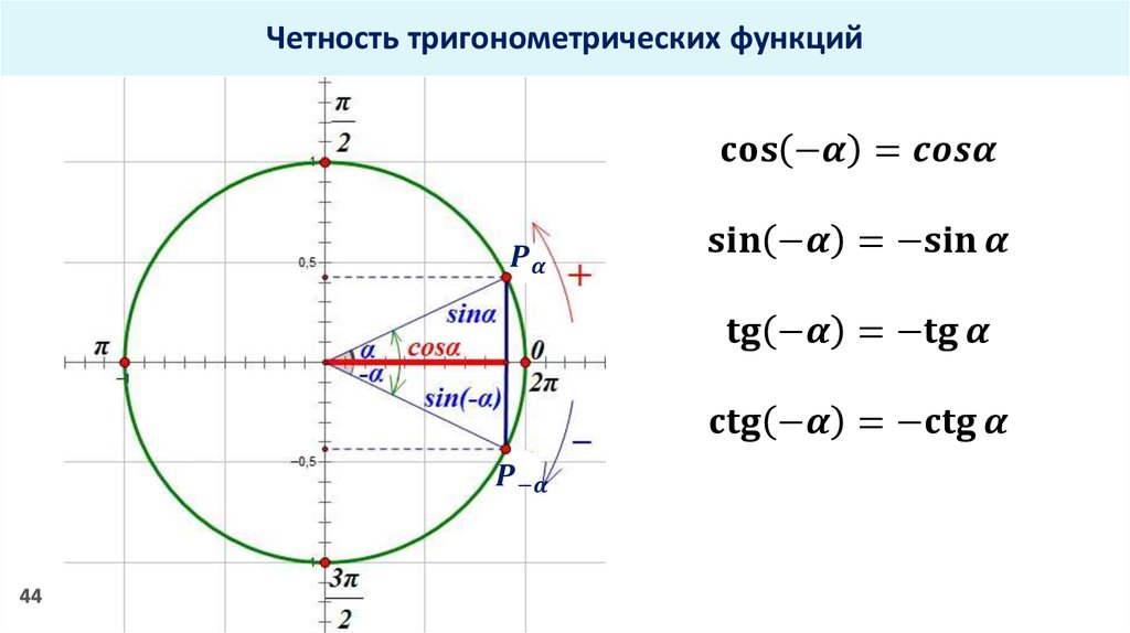 Укажите тригонометрическую функцию