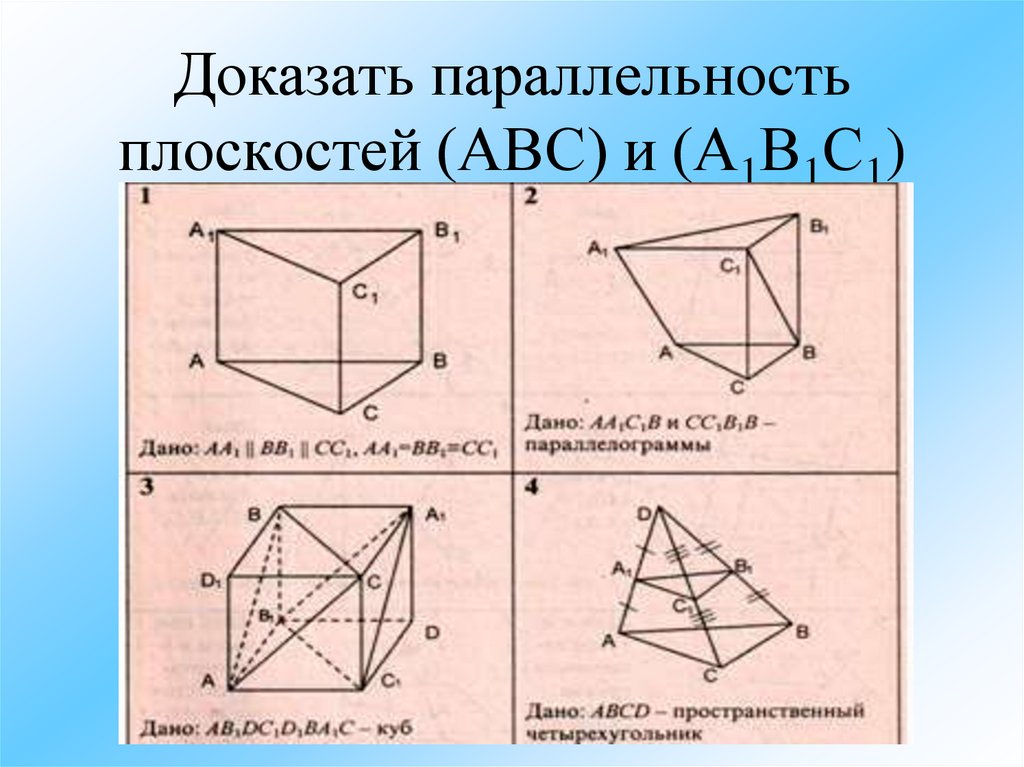 Докажите что плоскости. Доказать параллельность плоскостей. Доакзать параллельность плоскости. Доказательство параллельности плоскостей. Докажите параллельность плоскостей.