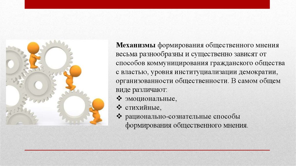 Формы презентации общественного мнения в прессе