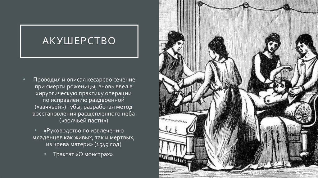 Реферат: Амбруаз Паре-великий хирург-реформатор