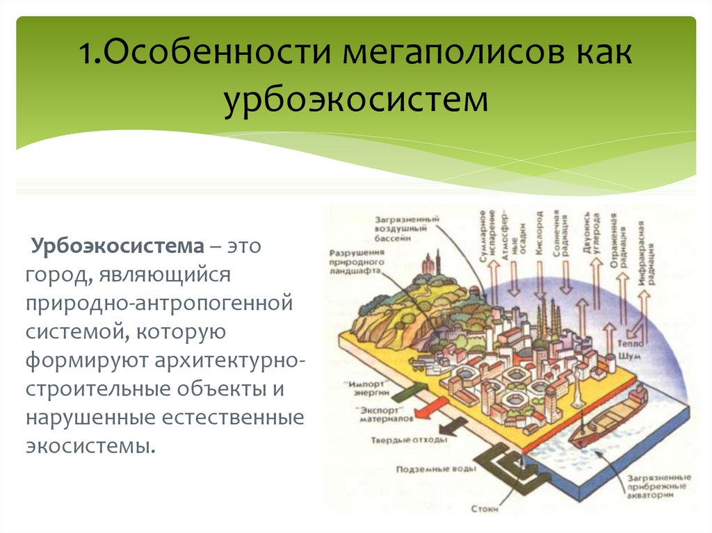 Экологические проблемы мегаполиса презентация