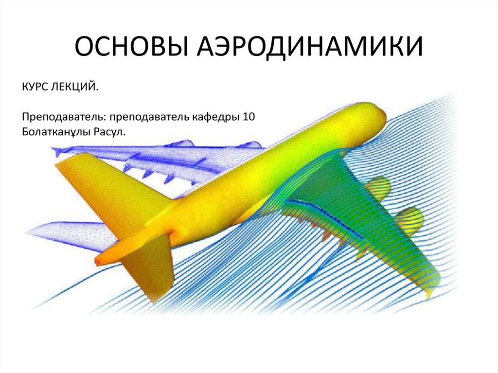 Лекция по теме Воздух и его влияние на аэродинамику самолета