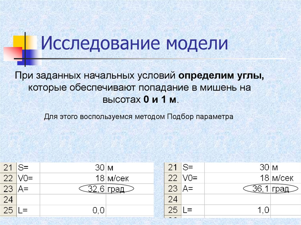 Изучение модели. Модель опроса.