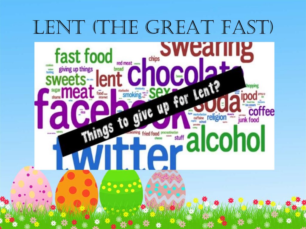 Great fast. Easter in the USA ppt.