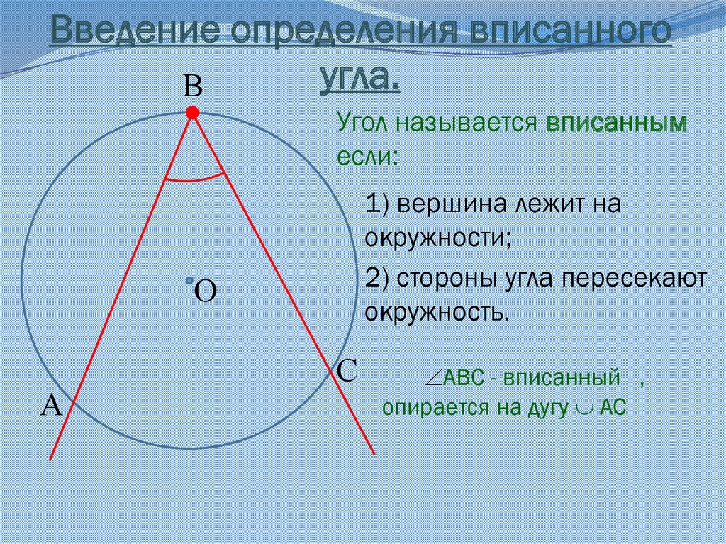 Любые вписанные углы равны. Вписанные углы.. Центральный и вписанный угол окружности. Свойства вписанных углов в окружность. Вписанный угол окружности.