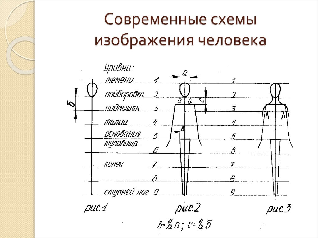 Человек на схеме