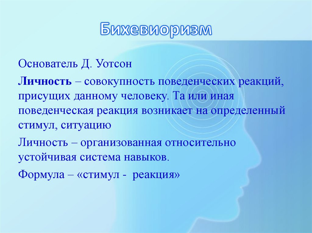 Личность ситуация. Уотсон о личности. Эта личность хорошо организована.