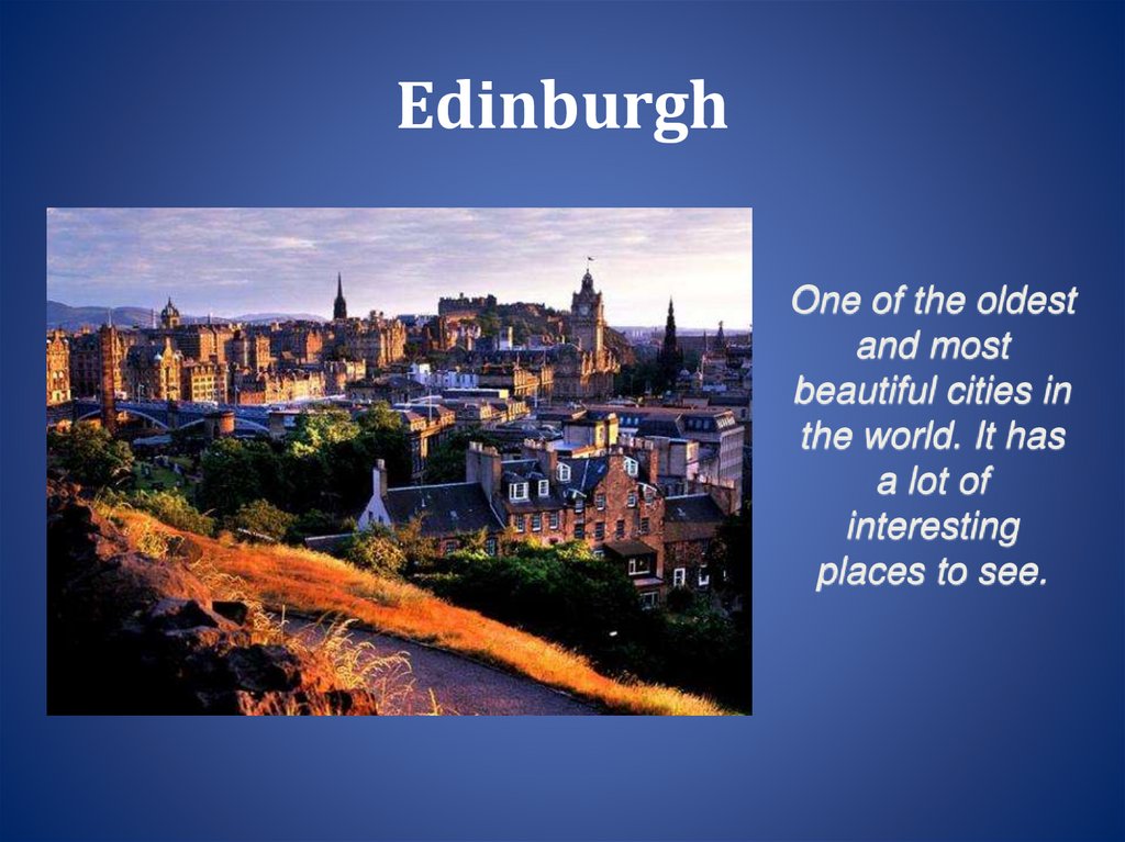 The edinburgh experience 6 класс спотлайт презентация