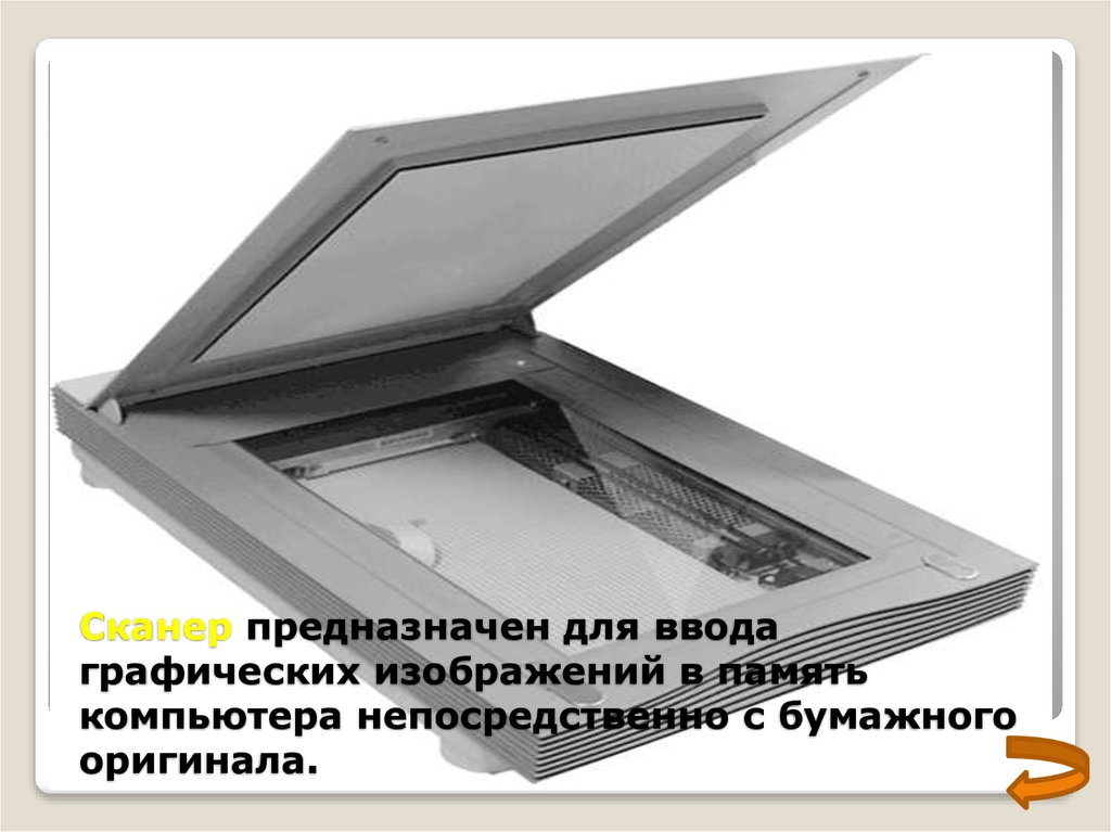 Устройство для копирования информации с бумажного листа в память компьютера носит название