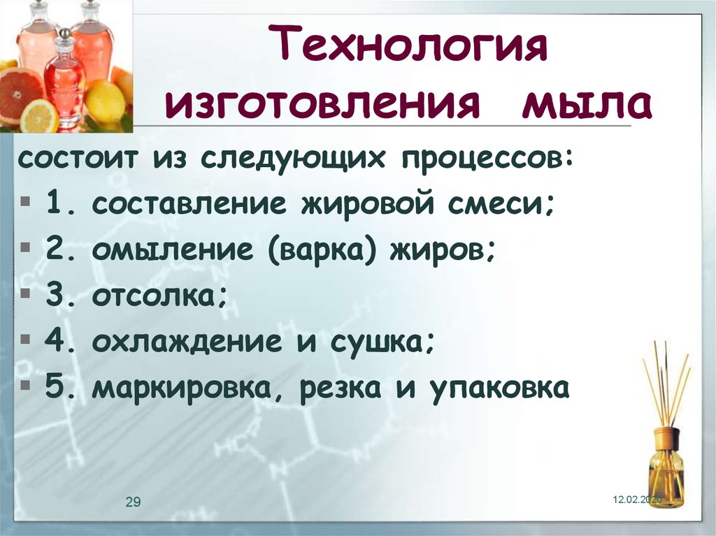 Производство хозяйственного мыла бизнес план