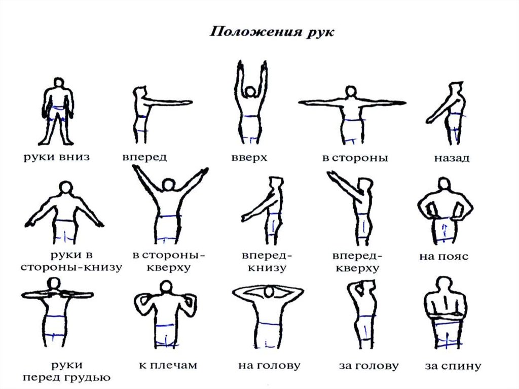 Карта для изменения положения рук