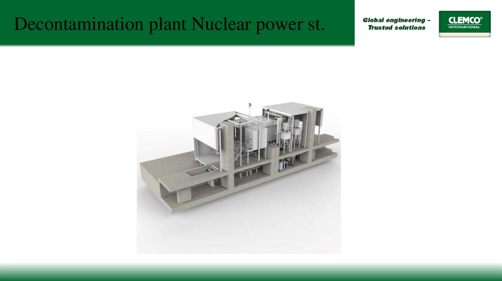 Decontamination plant Nuclear power st.