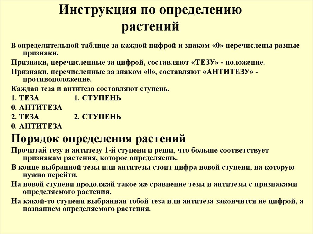 Практическая работа определение