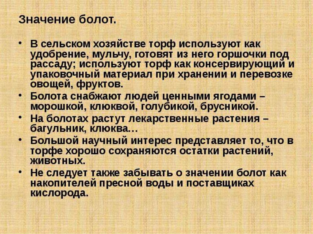 Значение 44. Значение болот в жизни человека. Значение болот в природе и жизни человека. Как человек использует болота. Значение болот для природы и человека.