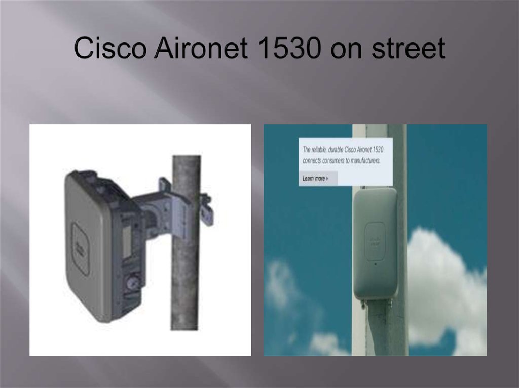 Cisco Aironet 1530 on street