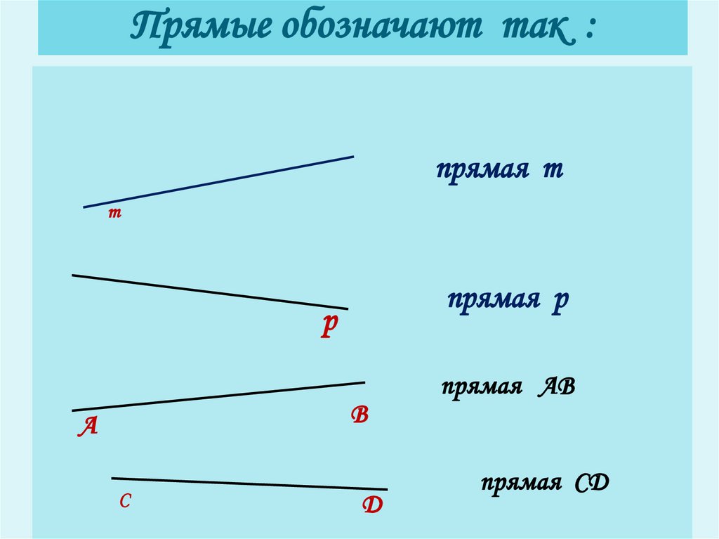 Отрезок луч определение обозначение изображение на чертеже