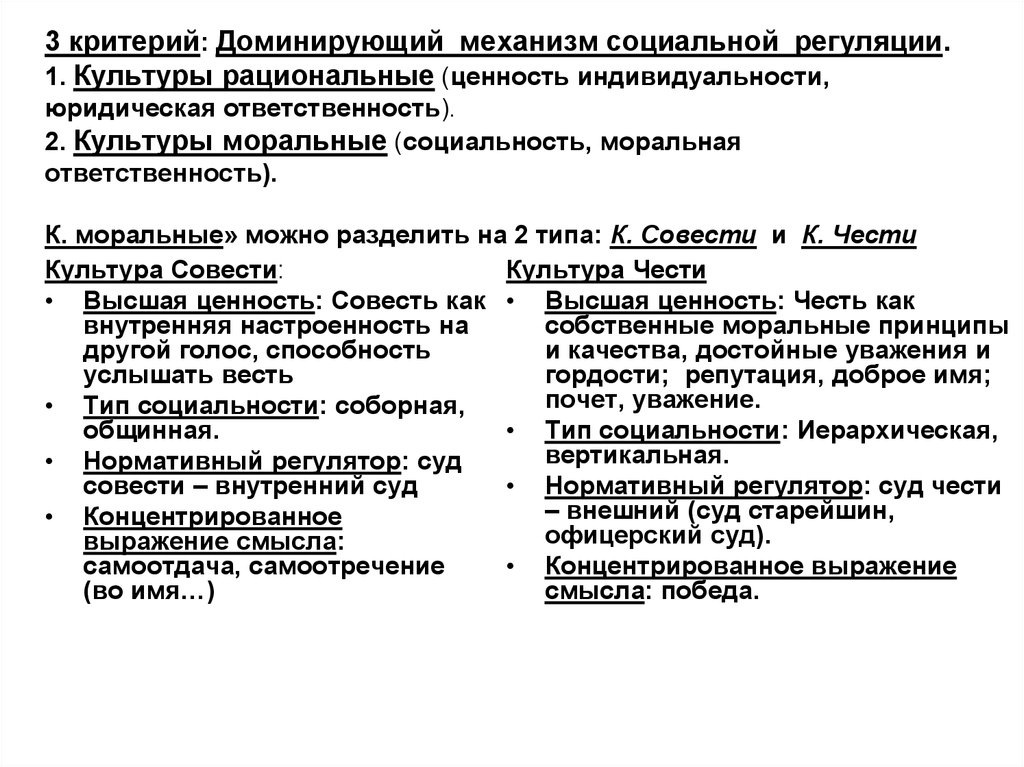 Критерии доминирования тест. Формирование первых культурных механизмов социальной регуляции.. Доминирующие механизмы. Разделение по доминирующему механизму.